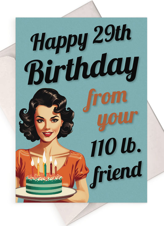 Bulk (12-Pack) - Funny Birthday Cards for Her (5x7") with Envelopes (Wholesale)