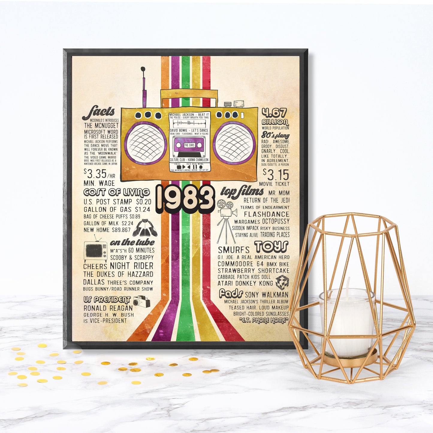 Katie Doodle - Framed art print (1983)