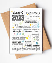 Graduation Card - Class of 2023 - Graduation Gift Ideas - Graduation Decorations for Her or Him - Includes 5x7" Grad Card & Envelope by Katie Doodle