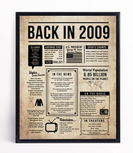 15th Birthday Centerpiece Sign (8x10") Vintage Back-in 2009 (Unframed)