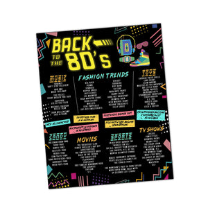 80s theme party decorations