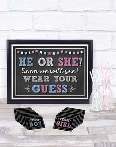 gender reveal decorations